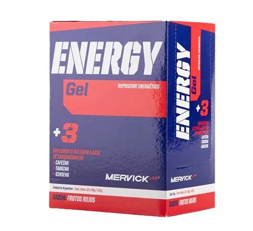 Energy Gel Con Cafeína Caja x 12uni