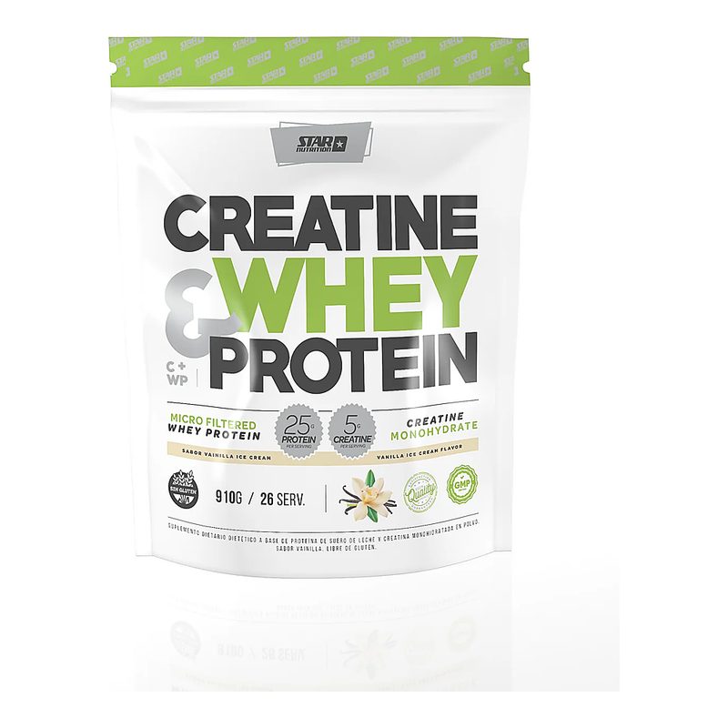Creatina & Whey Protein 910g Chocolate - Star Nutrition