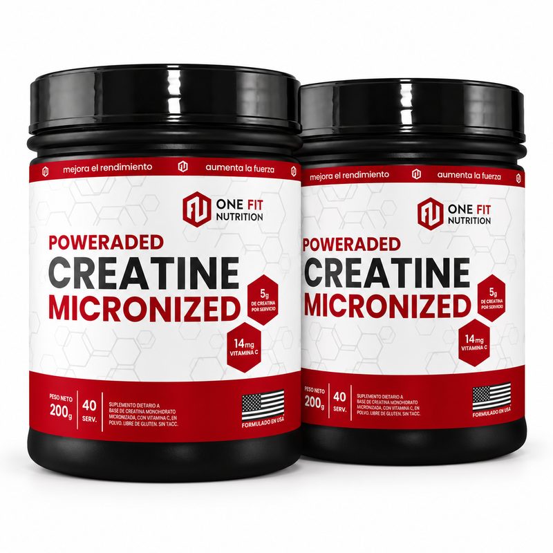 Pack 2 creatina 200g One fit