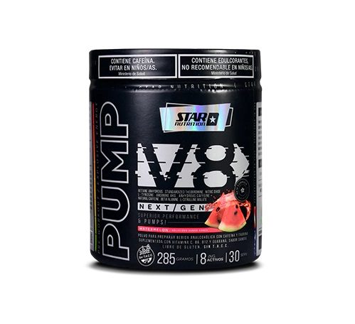 Pre Entreno - Pump V8 285g Sandia- Star Nutrition