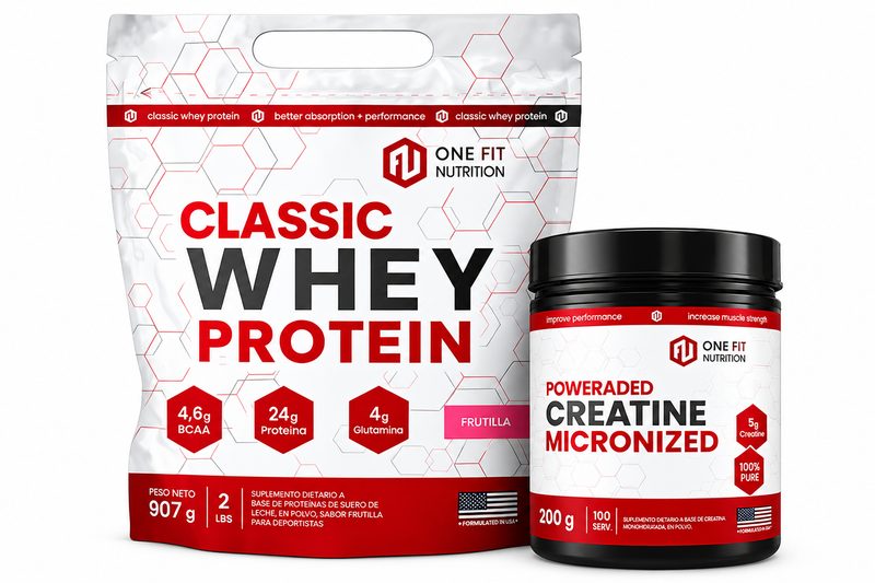 Pack Whey Protein + Creatina 200gr