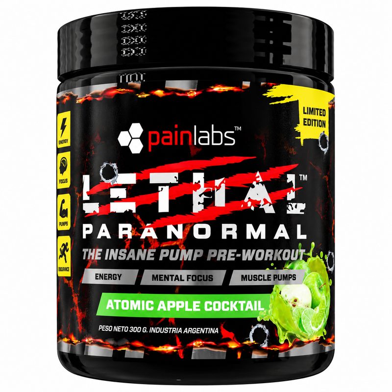 Pre Workout Lethal Paranormal 300g Manzana- Painlabs