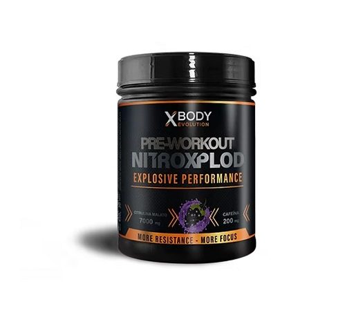 Pre Workout NitroXplod 450g Uva - XBODY